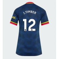 Arsenal Jurrien Timber #12 Bortatröja Dam 2026-27 Kortärmad